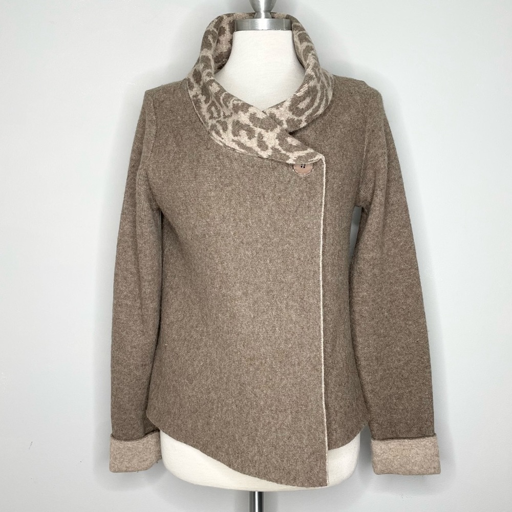 CHIARAMENTE Wool Blend Cardigan Sweater